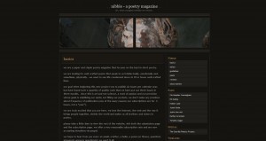 nibble – a poetry magazine
