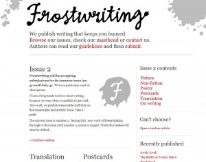 Frost Writing