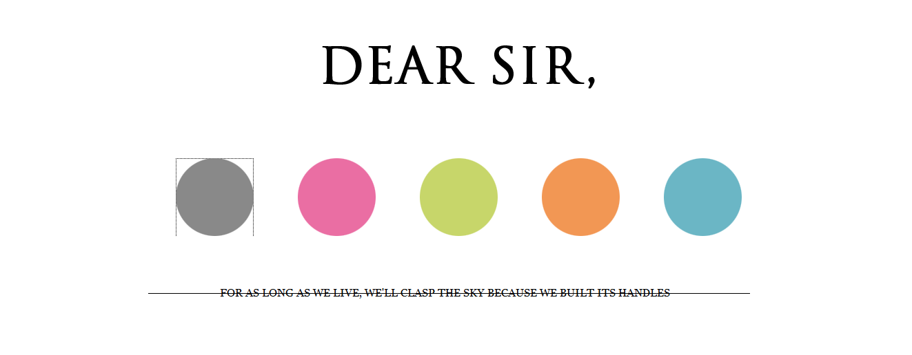 Dear Sir,