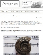 Antiphon poetry magazine