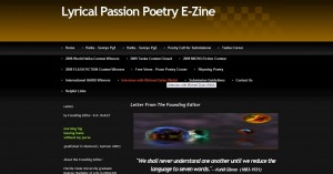 Lyrical Passion Poetry E-Zine