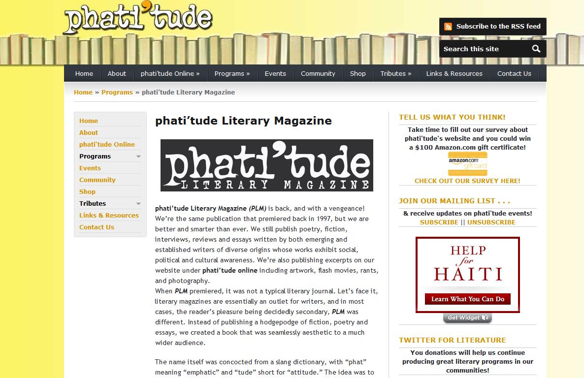 phati’tude Literary Magazine