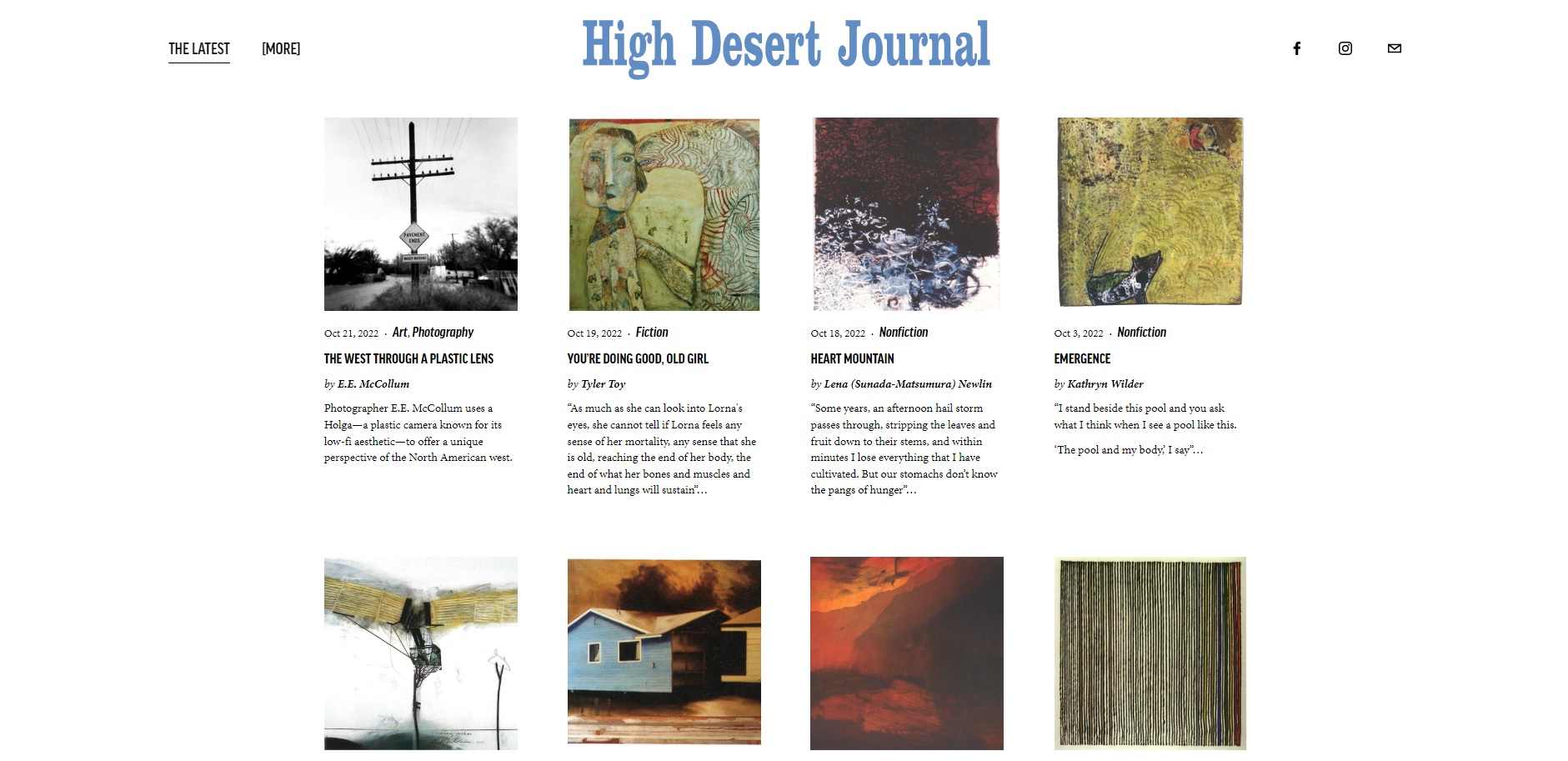 high desert
journal