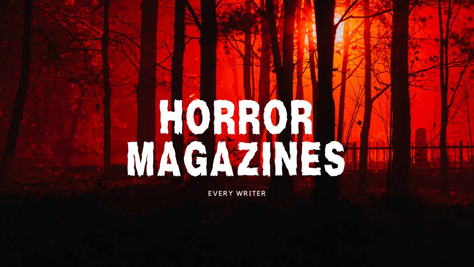 Horror magazines