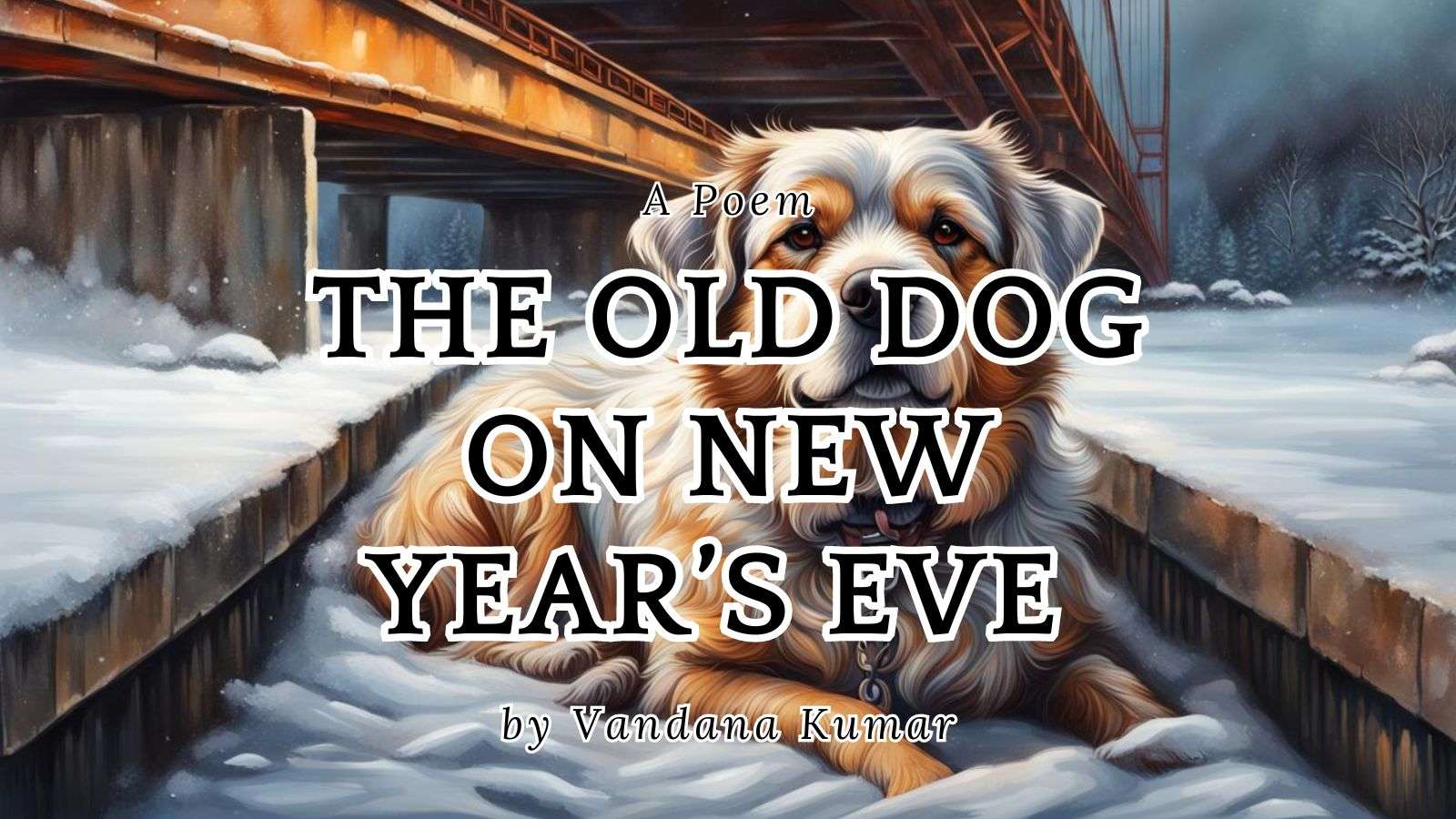 The old dog on New Year’s Eve by Vandana Kumar