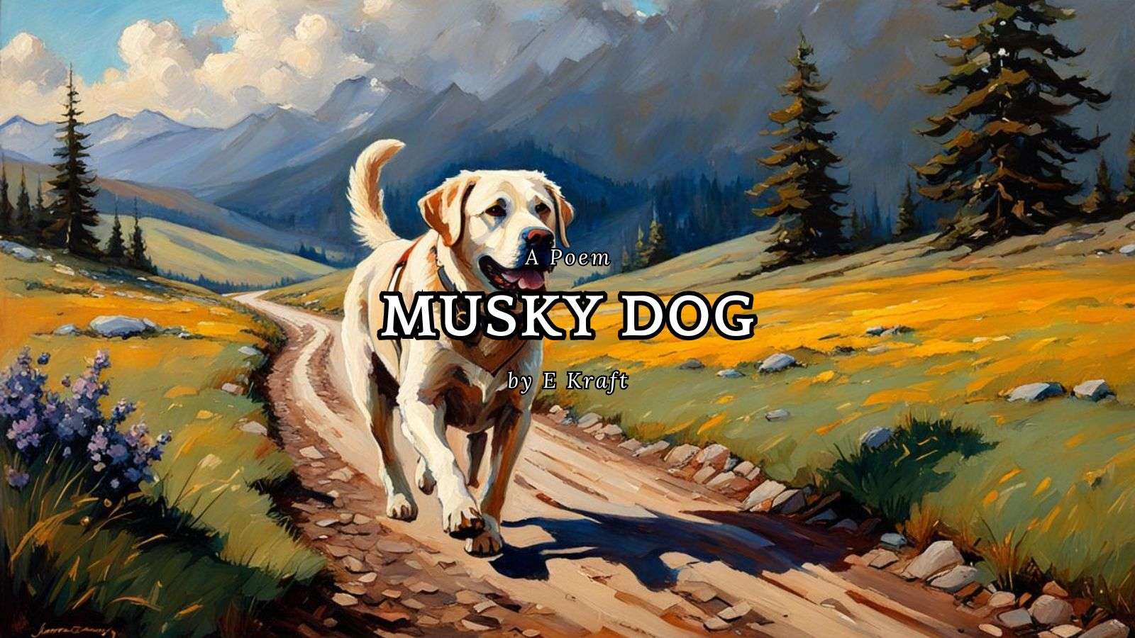 Musky Dog by E Kraft