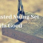 The Rusted Swing Set by Sheila Good