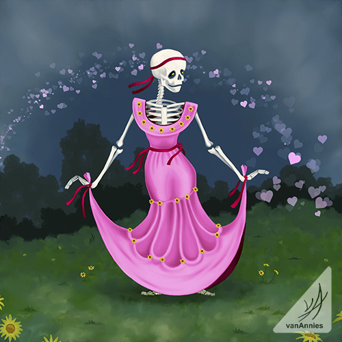Dancing Dead Valentine by Annie Dunn