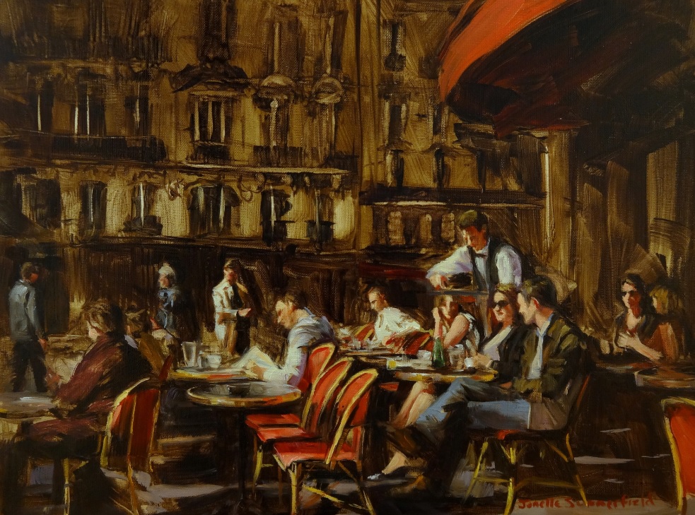 Sidewalk Cafe by Jonelle Summerfield