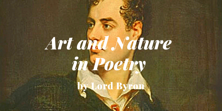 Art and Nature in Poetry by Lord byron