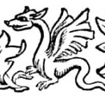 A Look at Poets and Poetry of the 1800s from 1888 by William Davenport Adams dragon