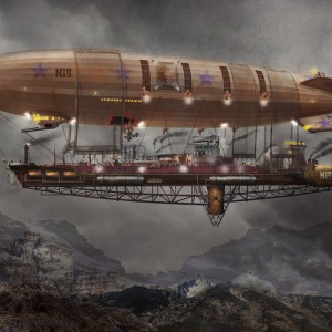 Steampunk Art by Mike Savad Steampunk – Airship Maximus