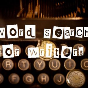 Word Search for Writers (Mondays)