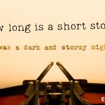 a typewriter, how long is a short story