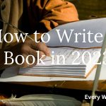 how to write a book in 2023