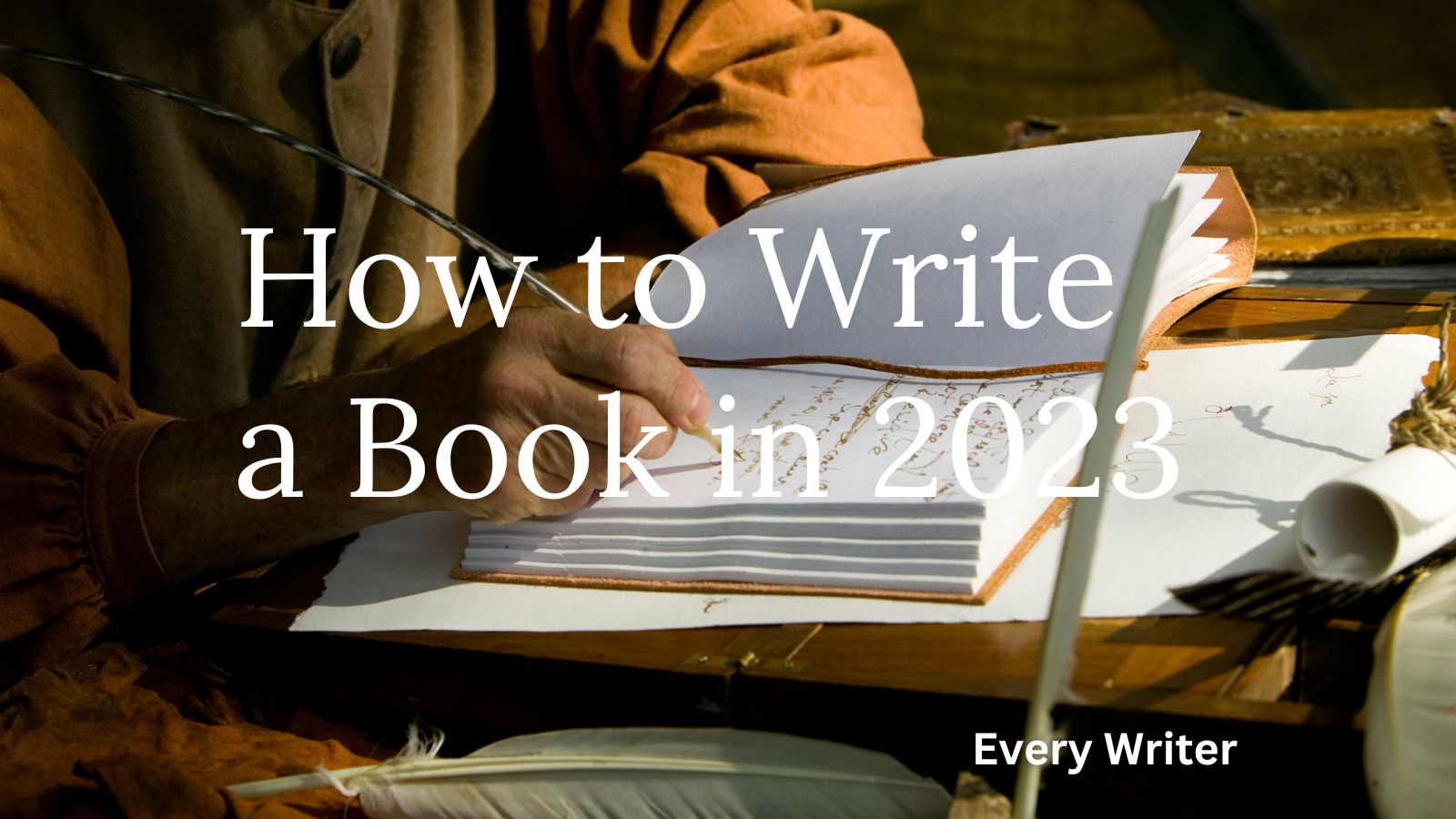 how to write a book in 2023