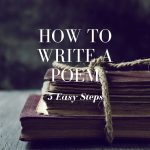 How to write a poem in 5 easy steps