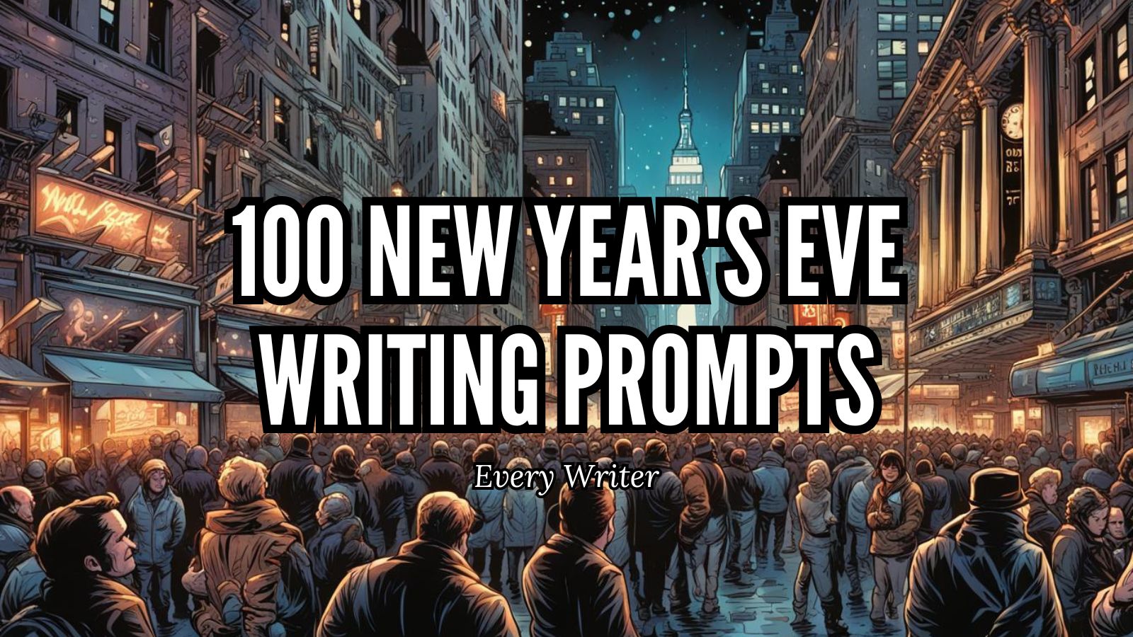 100 New Year's Eve writing prompts