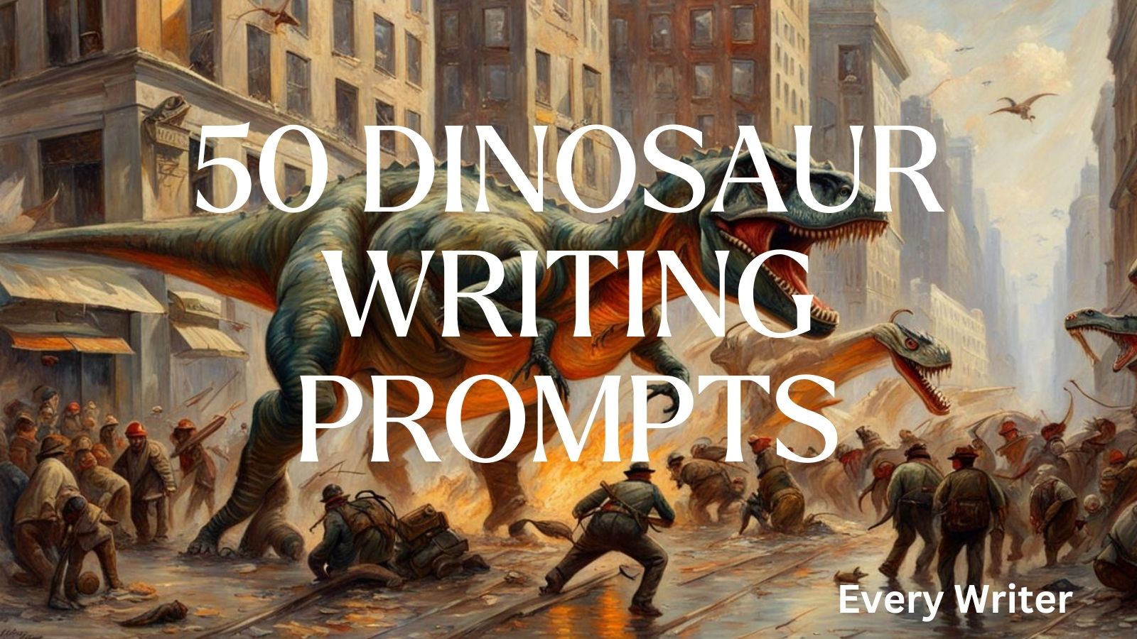 50 Dinosaur Writing Prompts 