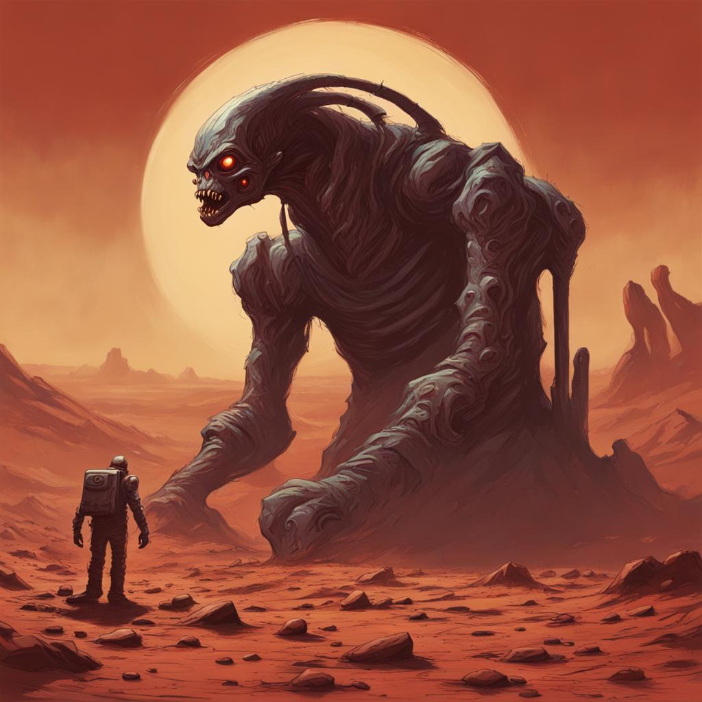 monster on mars