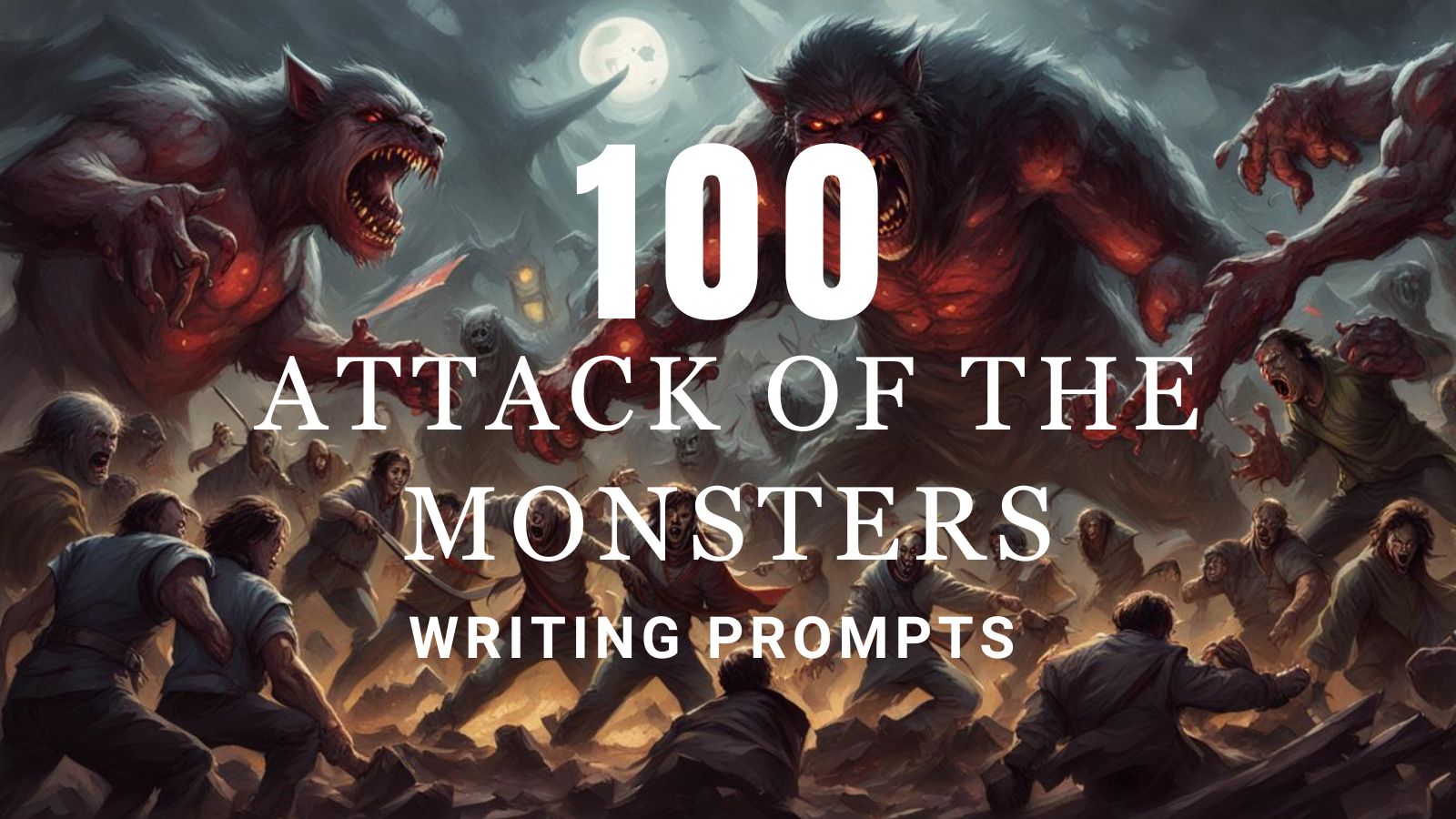 100 Attack of the Monsters writing prompts