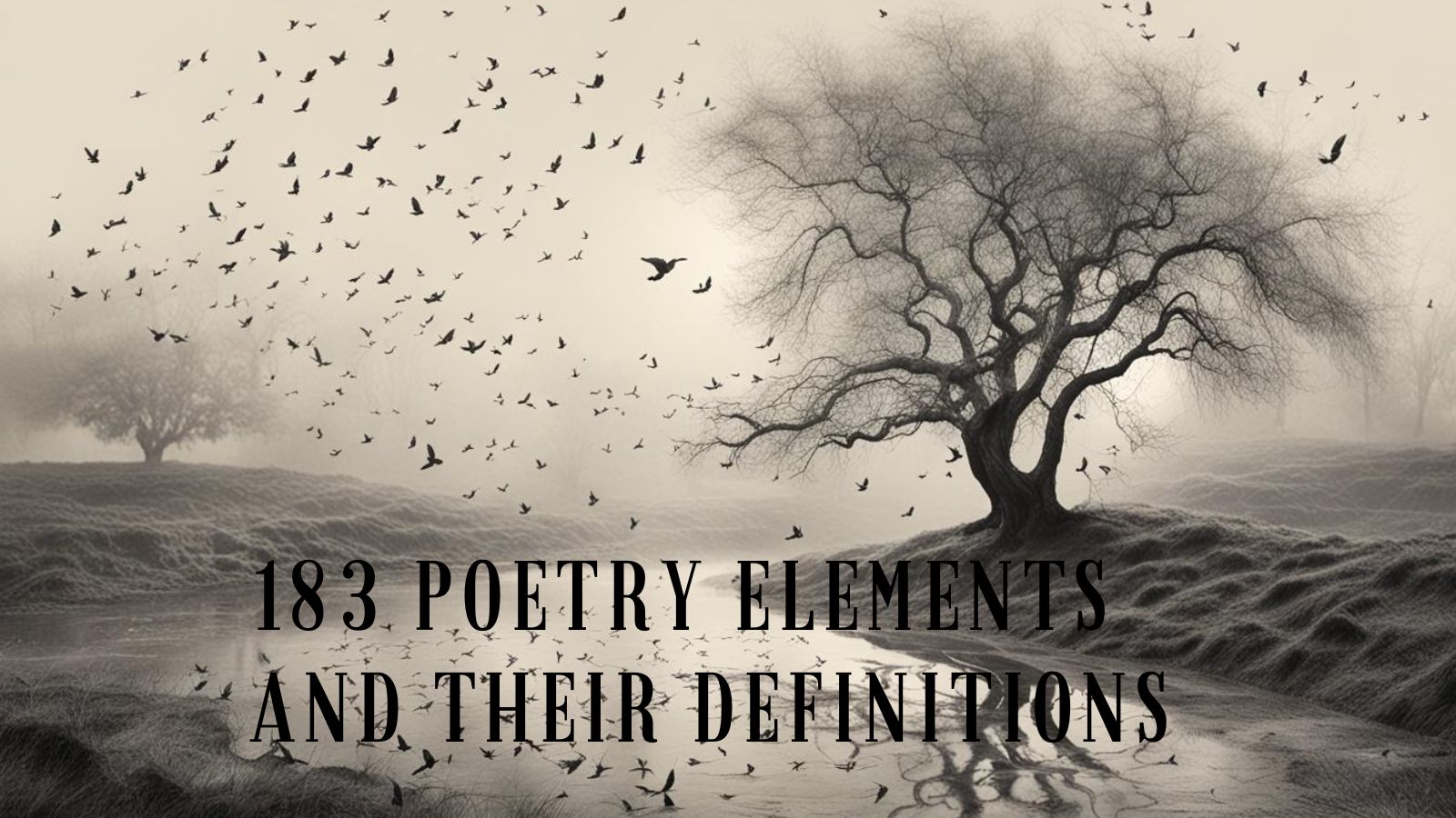 183 poetry elements and their definitions