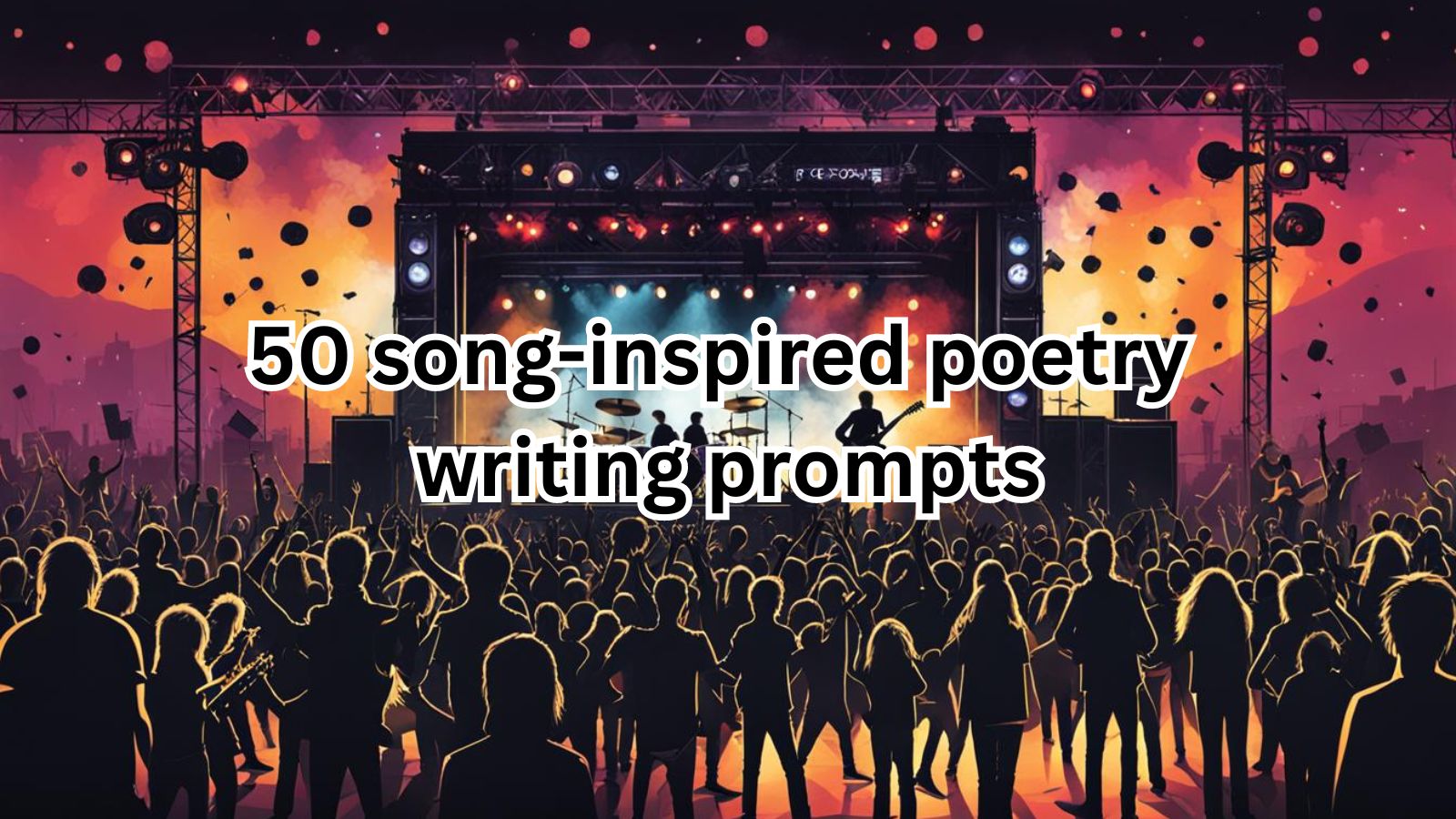 50 song-inspired poetry writing prompts