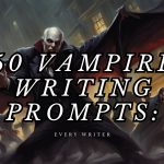 50 vampire writing prompts