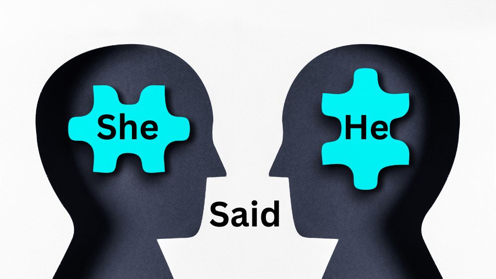 He said she said