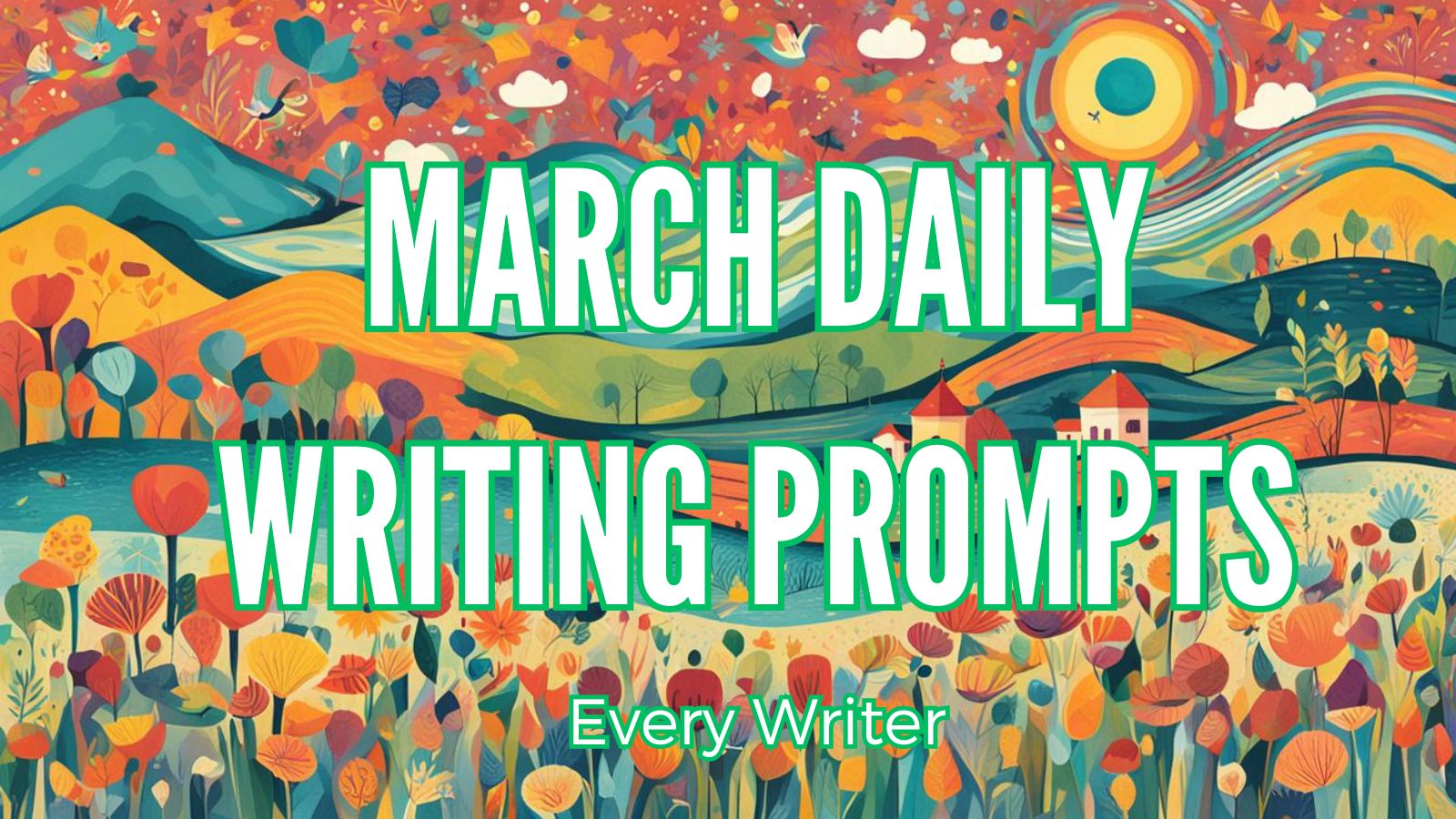 March daily writing prompts