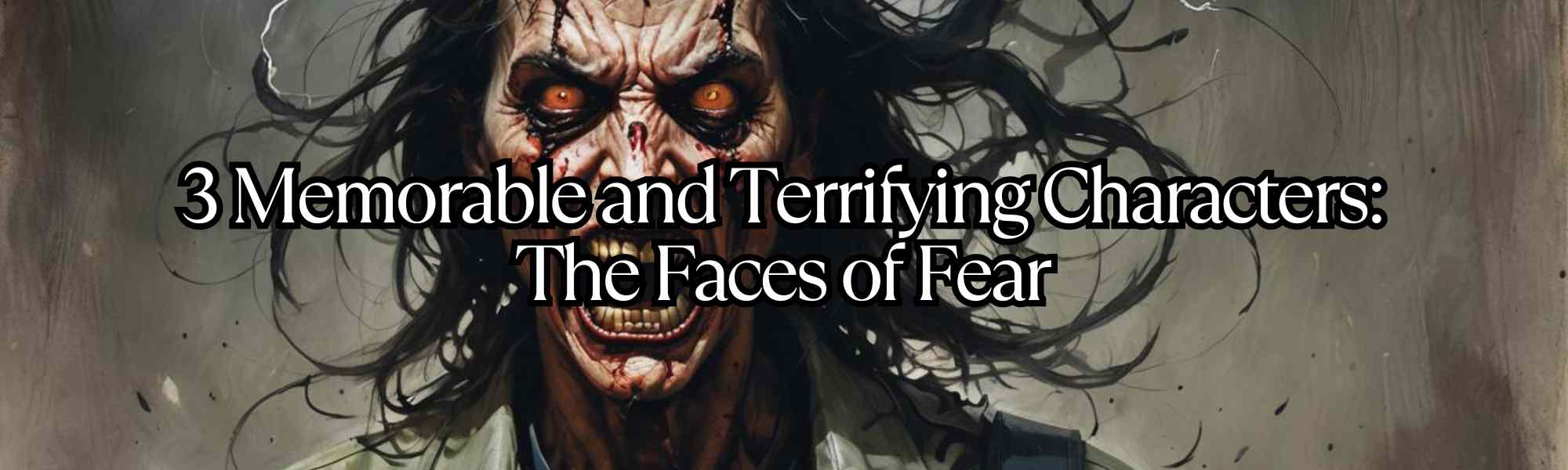 Memorable and Terrifying Characters: The Faces of Fear