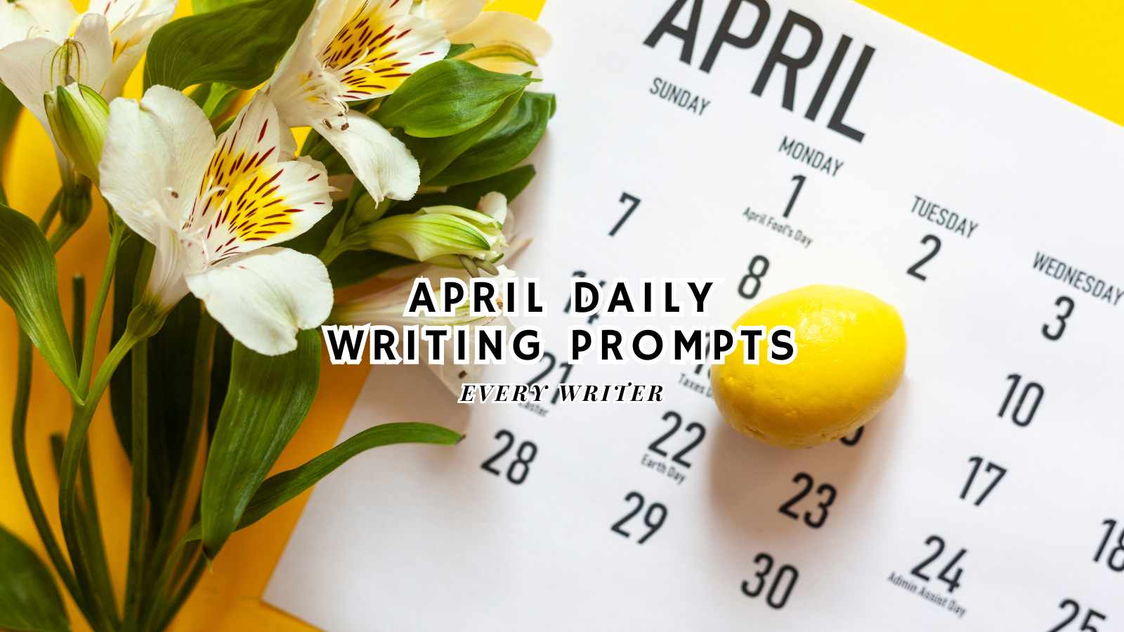 April Daily Writing Prompts