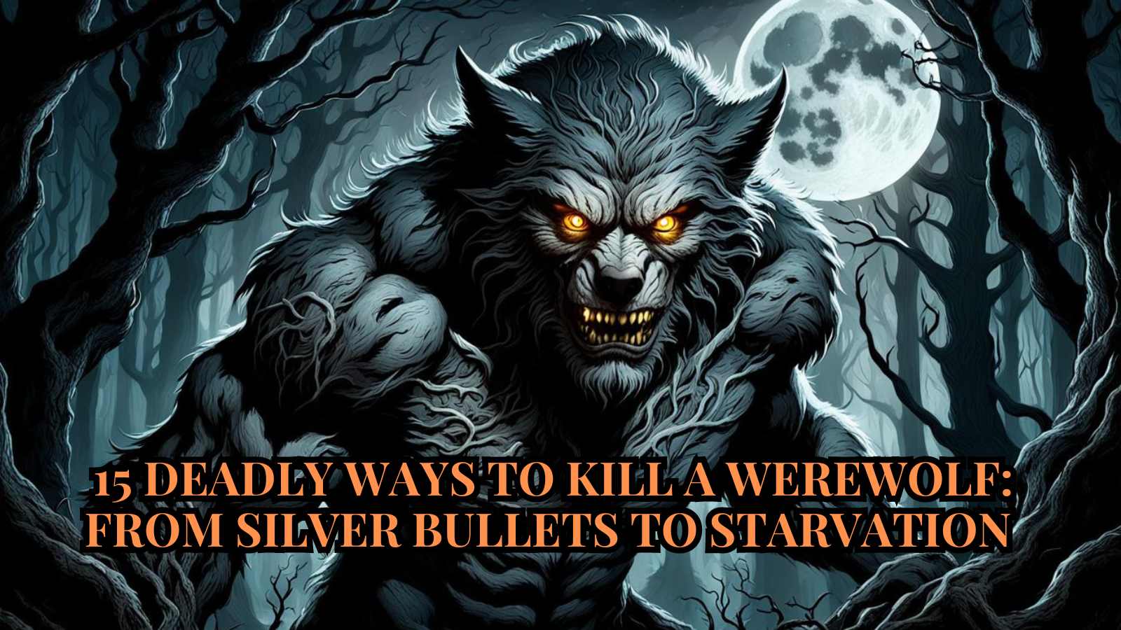 15 Deadly Ways to Kill a Werewolf: From Silver Bullets to Starvation