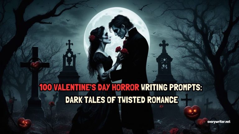 Valentine's Day Horror Writing Prompts: 100 Dark Tales of Twisted Romance