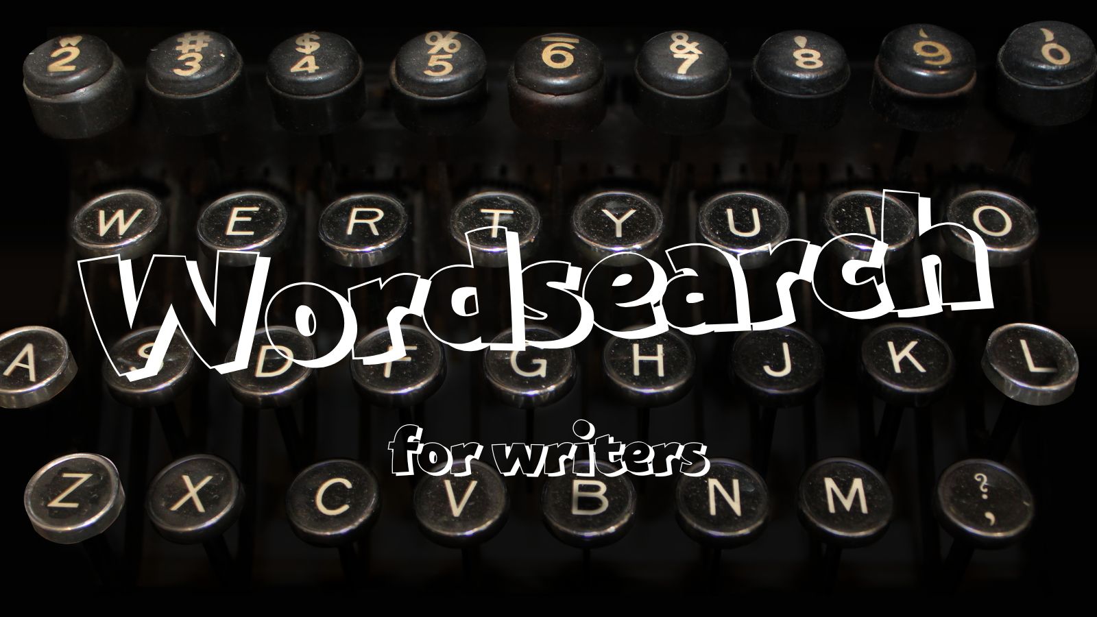 Wordsearch for writers