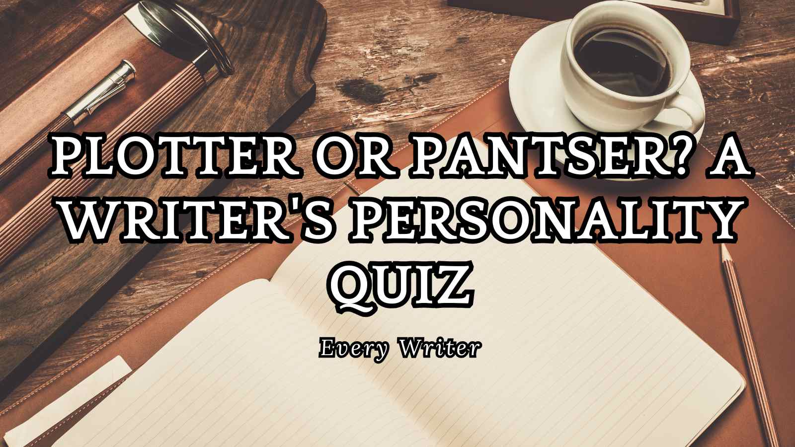 Plotter or Pantser? A Writer's Personality Quiz