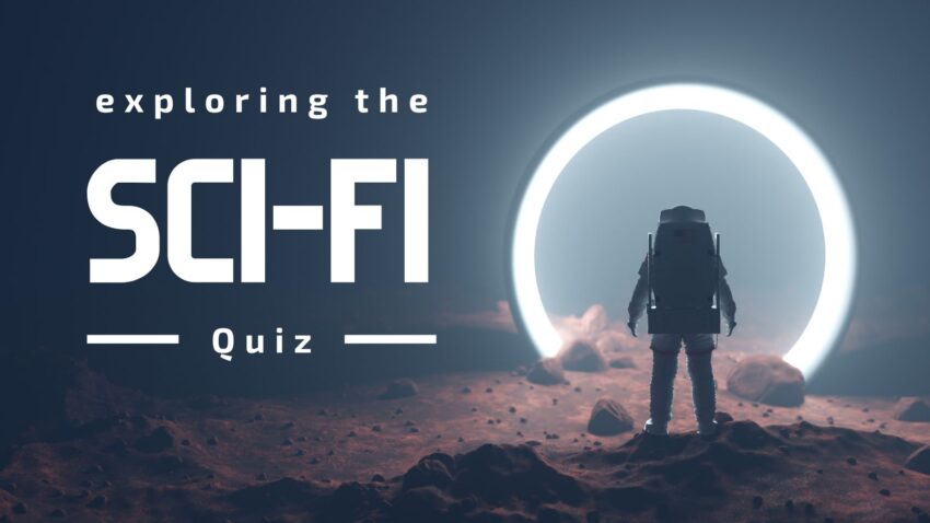 Science Fiction Genre Educational Presentation in Dark Blue Photographic Style