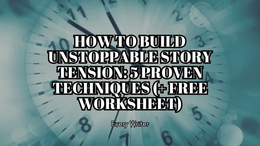 How to Build Unstoppable Story Tension: 5 Proven Techniques (+ Free Worksheet)